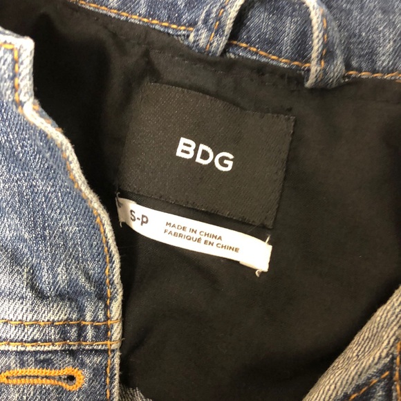 BDG Urban Outfitters Blue Denim Studded Jean Vest Size S - Picture 13 of 15